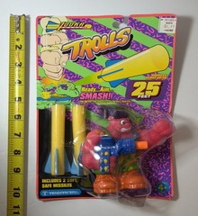 Vintage Trendmasters Zooka Force Trolls Red Troll Figure Purple Hair 90s Rare