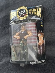 WWE WWF Jakks Classic Superstars Sgt Slaughter Toyfare Ex GI Joe USA Figure