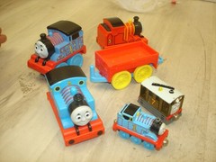 Lot of Tomy Thomas the Train plastic and die cast