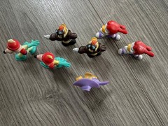 Vtg Darkwing Duck Tales Set of 7 Kellogg’s Disney 2” PVC Figures 1991-92