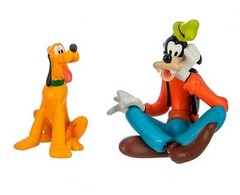 Mickey Mouse Minnie Playset 6 Figure Cake Topper * USA SELLER* Toy Doll Set