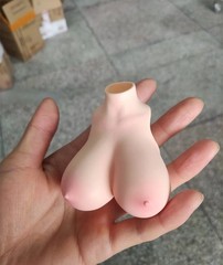 1:6 Female Bust Cover Normal Skin Big Breast Model F 12” TBL Action Figure Body