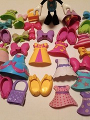 Disney Minnie Mouse Boutique Snap N’ Style Dress Up Lot Accessories