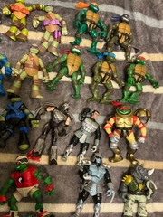 2000s Large Mixed Lot TMNT Teenage Mutant Ninja Turtles Figure Lot shredder