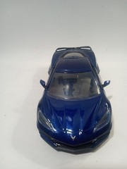 Jada Toys Bigtime Muscle 1:24 2020 Chevy Corvette Stingray Blue Die-cast Car New