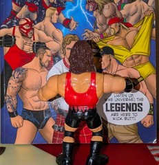 1994 ADAM BOMB WWF Hasbro Green Card Series 11 RARE Vintage Figure wwe