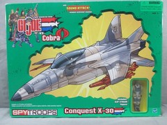 GI Joe Spy Troops CONQUEST X-30 w/ Sound Attack Complete UNUSED CONTENTS 2002