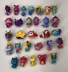 Lot Of 141 Mixed Hatchimals Colleggtibles: Purple, Gold, Silver, Green, Wings +