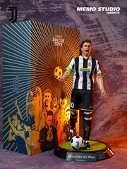 Football Stars Memoirs Studio 1/6 Del Piero Figure Roaring Head