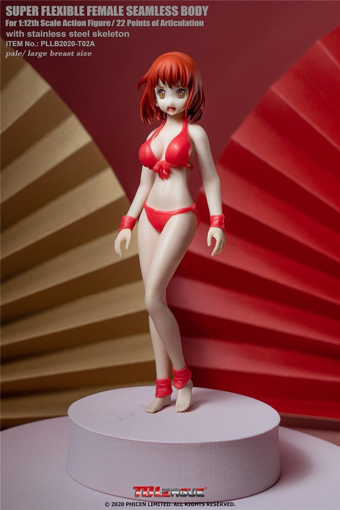 TBLeague PLLB2020-T02 1/12 Scale Seamless Female Action Figure Body (Pale Skin)