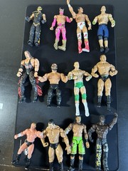 1990s WWE/WCW Wrestling Action Figures Lot of 12 Vintage And New