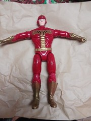 1996 Turbo Man 13 1/2in Action Figure Jingle All The Way Tiger Electronics Works