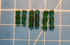 1/12 scale 6″ action figure elbow and knee joint pins- Hasbro Type (x6)