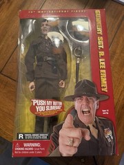 New 2001 Sideshow Toys 12-inch Gunnery Sgt. R. Lee Ermey “Motivational Figure”