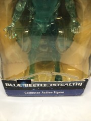 First Appearance Series 4 Blue Beetle Stealth Variant Action Figure Damaged Box