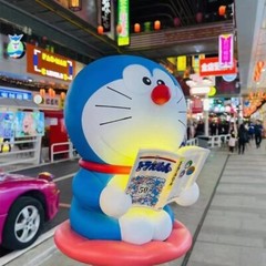 Cartoon Doraemon Touch-sensitive Lamp Night LED Light Toy Figure Collection Gift