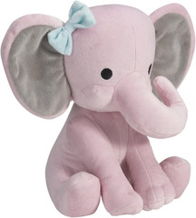 Plush Elephant Toy Hazel Pink Furry 10 Inch Baby Kids Gift Collection Baby
