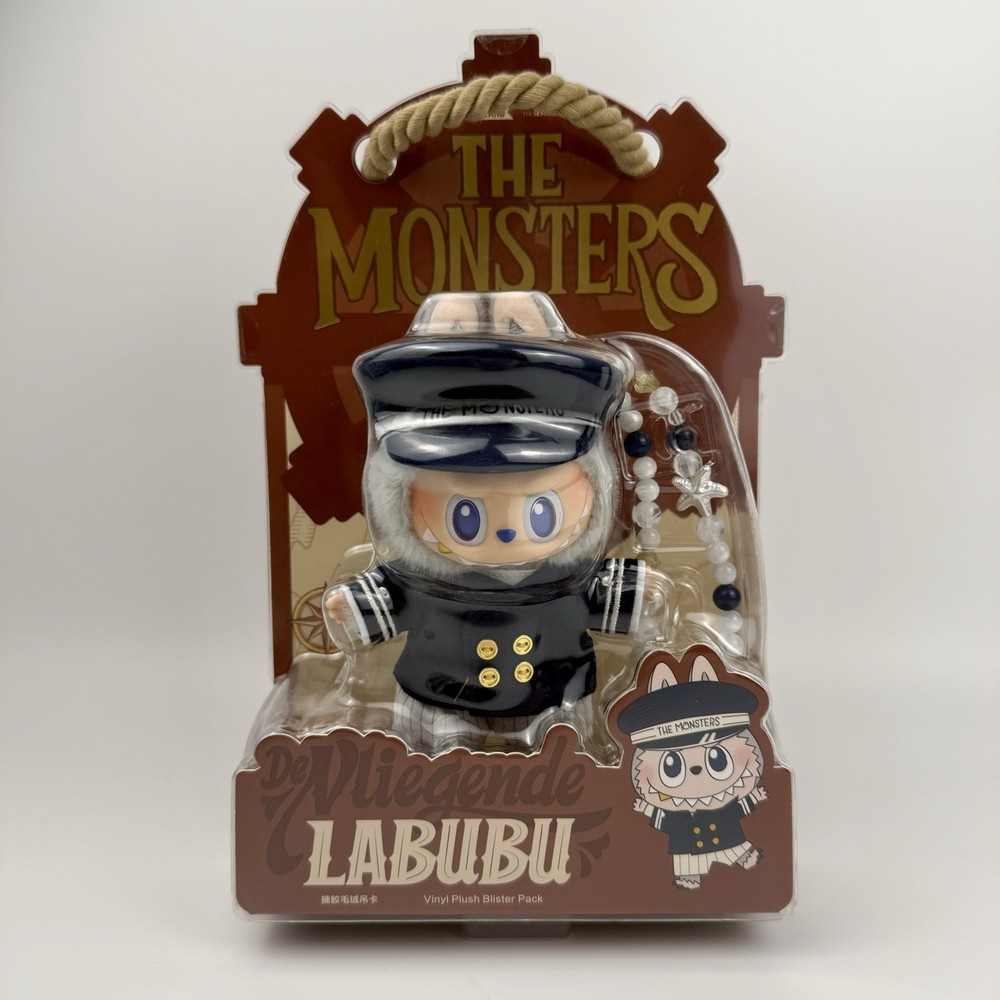 POP MART The Monsters De Vliegende Captain Plush POPLAND Exclusive Sealed Labubu