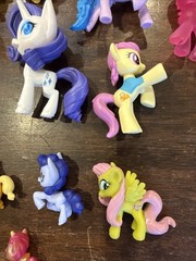 My Little Pony Mini MLP Lot Of 16 ponies Multiple Years And Styles, 1-2 Inch