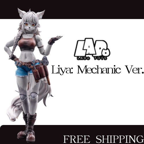 LADo TOYS ERA-001 Liya Mechanic Ver. 1/12 Furry Action Figure New Wolf Girl
