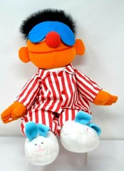 SESAME STREET Sing and Snore Ernie Plush Stuffed Interactive 16″ Doll Toy WORKS