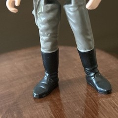 1984 VTG Star Wars Han Solo Plain Collar Trench Coat Endor Action Figure