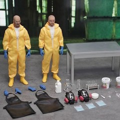 Manipple Studio 1/12 Breaking Bad Walter and Jessie Mezco Style Hazmat Figures