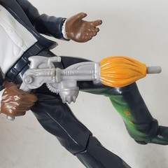 1997 Galoob Men in Black Alien Ambush Agent J Action Figure Loose with Gun MIB