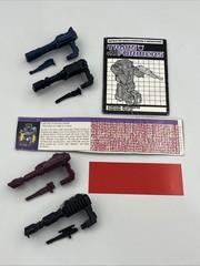 Original G1 Transformers Motormaster Weapons Instructions Tech File Card Lot