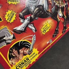 THUNDER BATTLE STALLION CONAN THE ADVENTURER ACTION FIGURE SET HASBRO VINTAGE