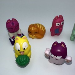 Hasbro Lost Kitties Piano Cat Nap-kin Sketch Brock Oli Felicia Cheesy Lot of 9