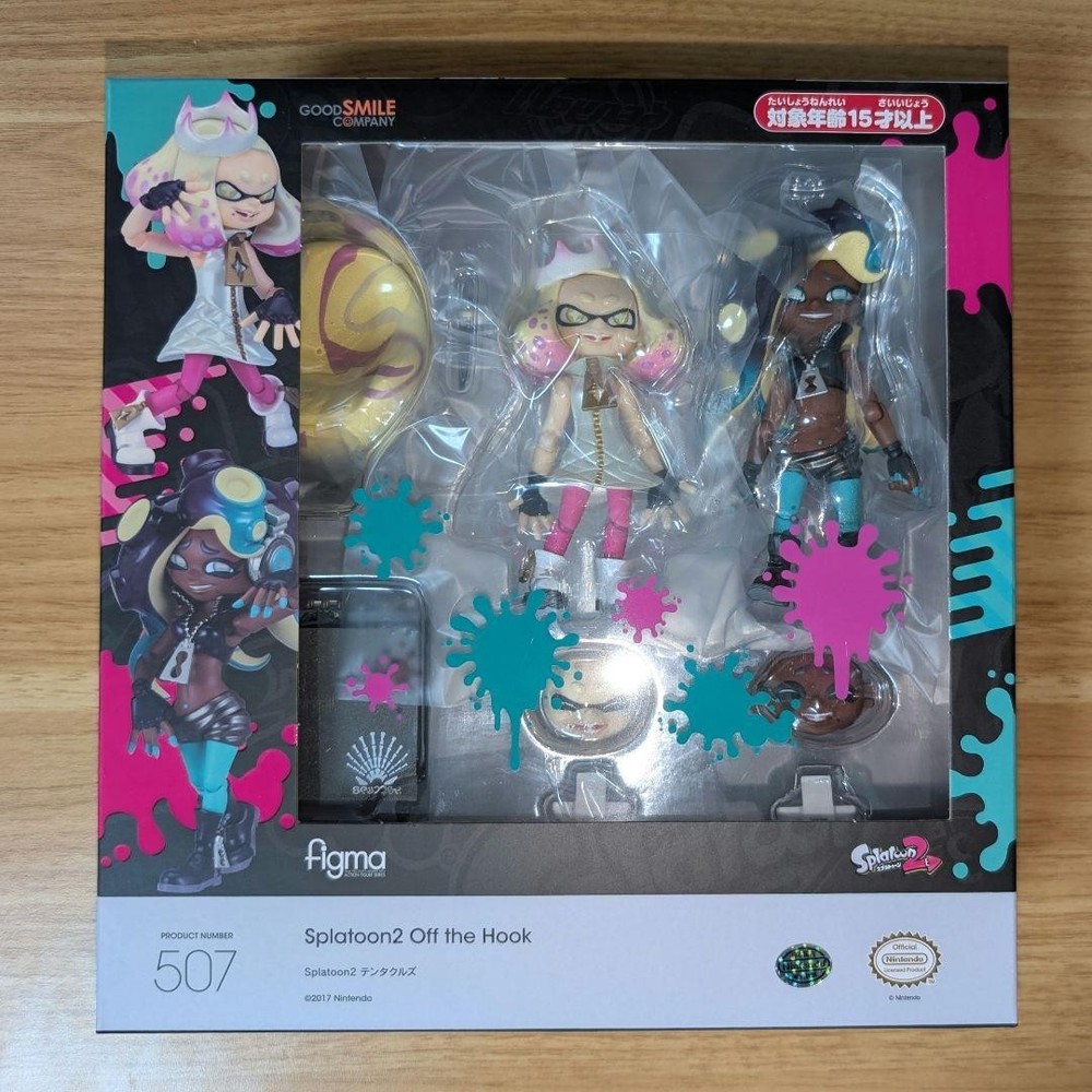 Figma Tentacles Action Figure Splatoon 2 Off The Hook Pearl Marina Ida