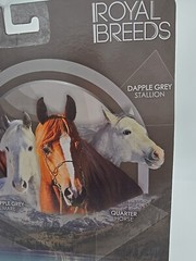 ROYAL BREEDS Horse Figurine And Comb Arabian Stallion