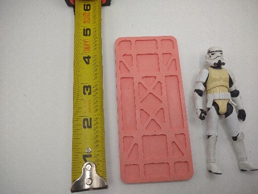 Star Wars Diorama Spaceport Door ORANGE 3.75 1:18 G.I. JOE ACID RAIN JOYTOY