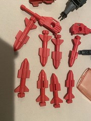 GI Joe Hasbro 3.75” 1987 Cobra Wolf & Cobra Sea-Ray Parts Lot