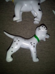 Vintage Justoys Bend-Ems 101 Dalmatians 6-Piece Gift Set: Bendable Figures