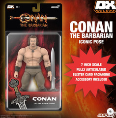 Conan The Barbarian Deluxe Iconic Pose – 7″ Conan Action Figure with Accessor…