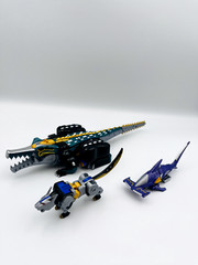 Bandai Megazord Power Rangers Wild Force Gaoranger SMP Gao Hunter Minipla