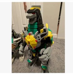 32/25/17CM Kyoryu Sentai Zyuranger Dragonzord Dragonlord 3D Print Model Kits Toy
