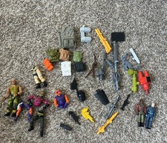 1980s GI Joe Star Wars Accessories Mixed Lot Kenner Figures Legs 30 Plus Pieces