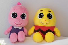 Cocobi Plush Toy CoCo Pink & Rubby Yellow Soft Fluffy Kid Companion Stuffed Doll