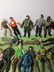 Toy Soldier 3 34 Inch Lot With Accessories.