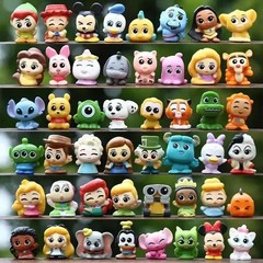 24PCS Random Princess Mini Figures Rare Collectible Toys Gift Set.
