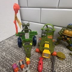 Teenage Mutant Ninja Turtles 80-90s Mixed Figures Weapons TMNT