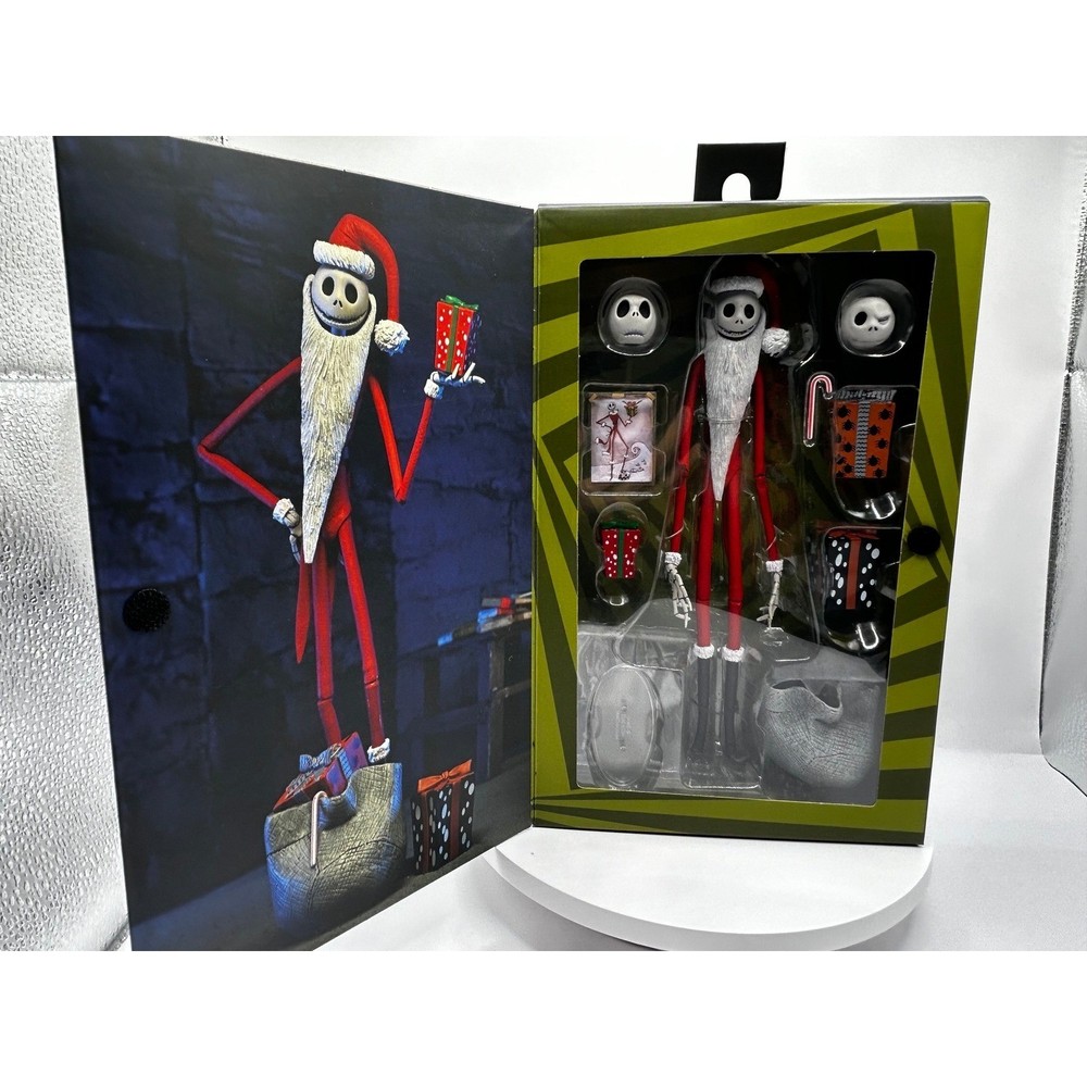 NECA Disney Nightmare Before Christmas Ultimate Santa Jack 7″ Action Figure New