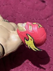 WWE Elite Mattel DC FLASH REY MYSTERIO Ringside Wrestlemania XX 20 – NO SHIRT