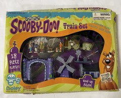 Vintage 1999 Scooby-Doo Toy Train Set Cartoon Network 18 Piece Set Boley 51103