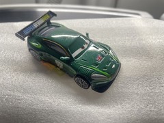 Mattel Disney Pixar Cars 2 WGP World Gran Prix Racer Nigel Gearsly Flames RARE