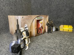 custom made Star Wars inspired entrance way Tatooine / Cantina doorway plastic