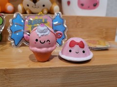 Smooshy Mushy Stress Toy Bunny Plush Num Noms Figure Plusheez Keychain Toy Lot